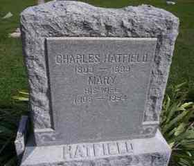 La tombe de Charles Mallory Hartfield